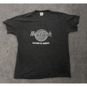 vintage Hard Rock Cafe Sharm El Sheikh T-SHIRT size large distressed 90s logo